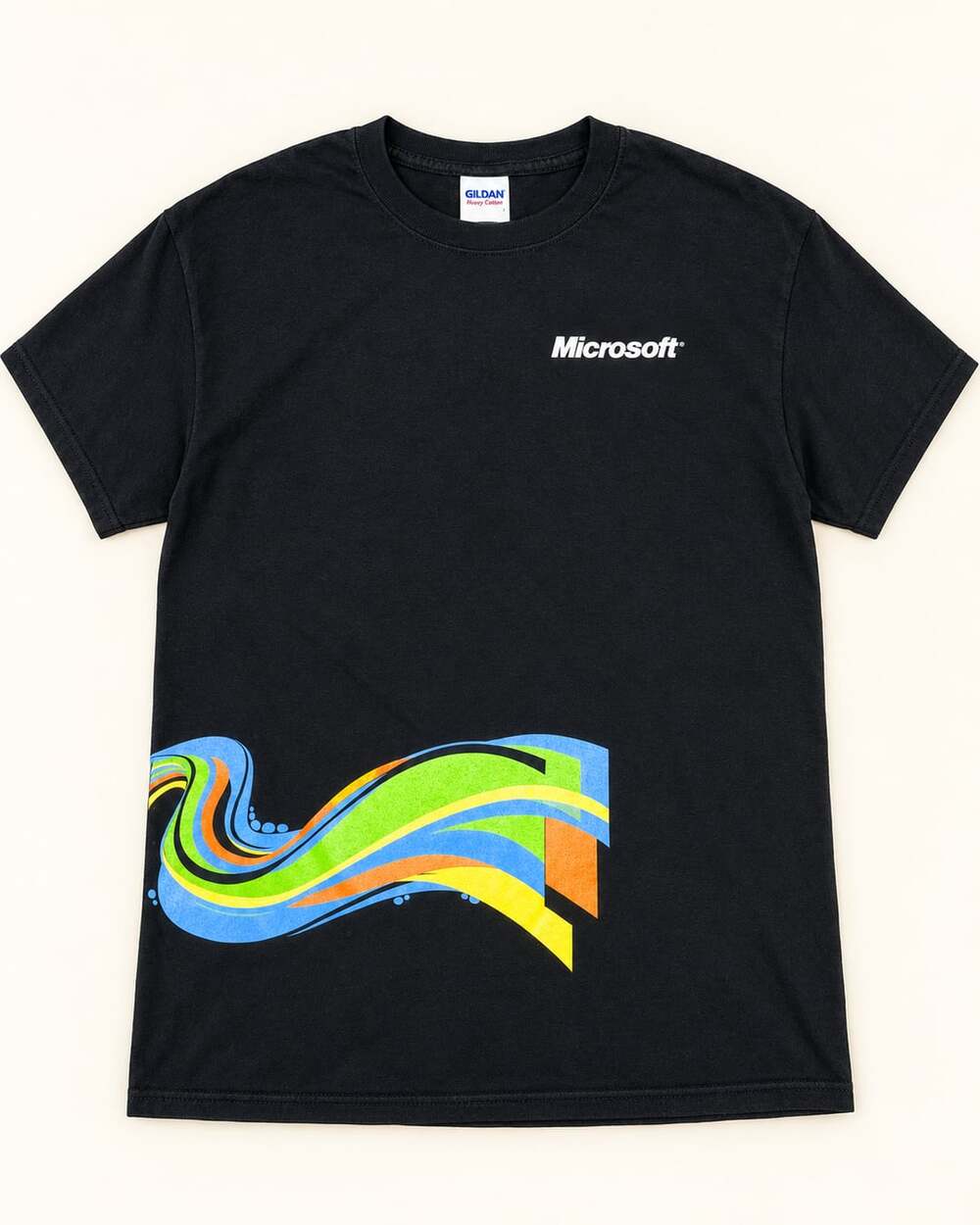 Microsoft Launch 2010 Promo Tee Gildan XL Tech Corporate Graphic Shirt